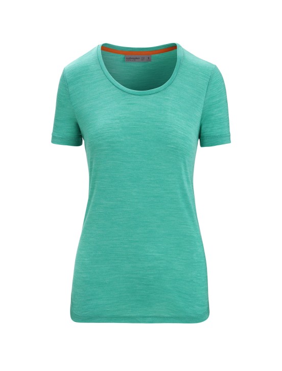 W´s Merino Sphere II T-Shirt mit U-Ausschnitt Fresh Heather / XS
