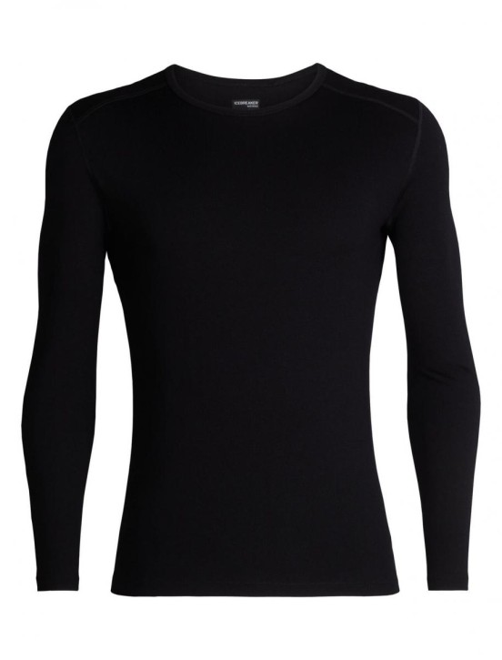 M's 260 Tech Long Sleeve Crewe, Black, S