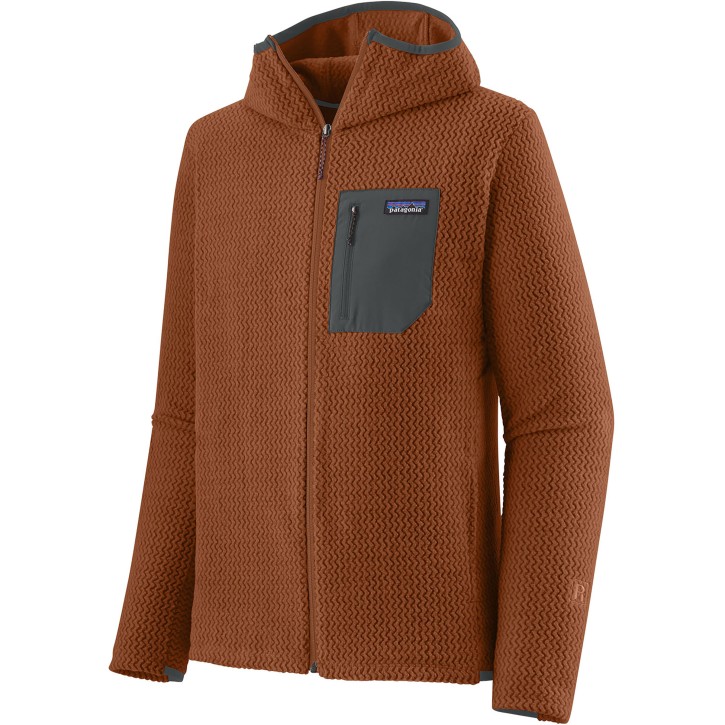 M's R1 Air Full-Zip Hoody M / Robin Brown