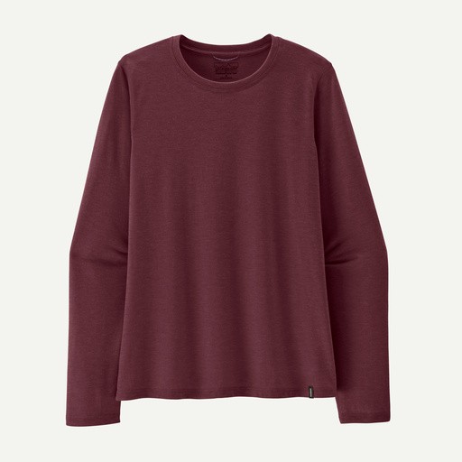 W´s L/S Cap Cool Trail Shirt Berry Fig / S
