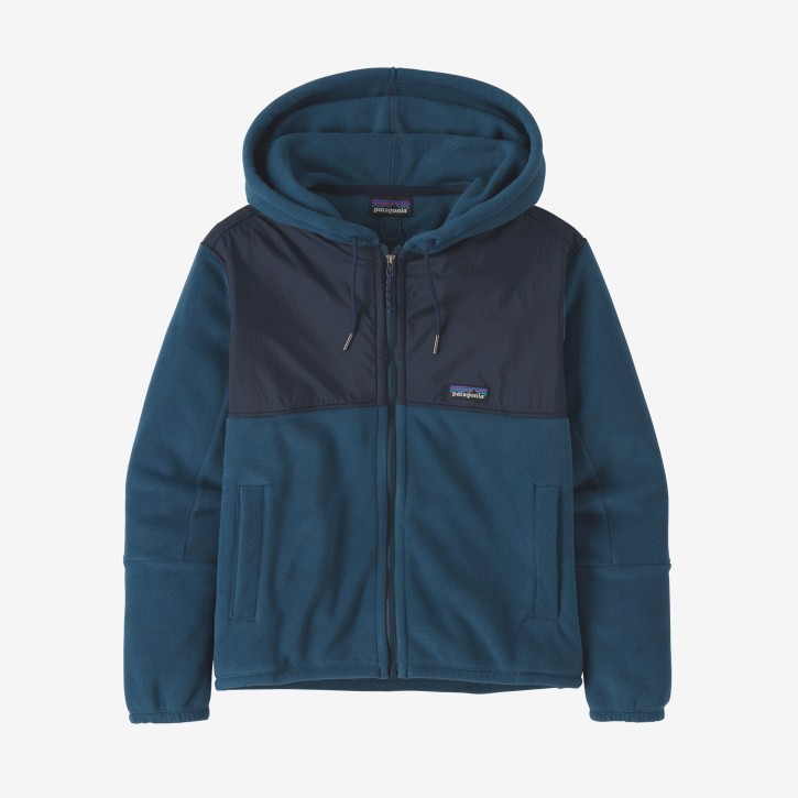 W´s Microdini Fleece Hoody Tidepool Blue / S