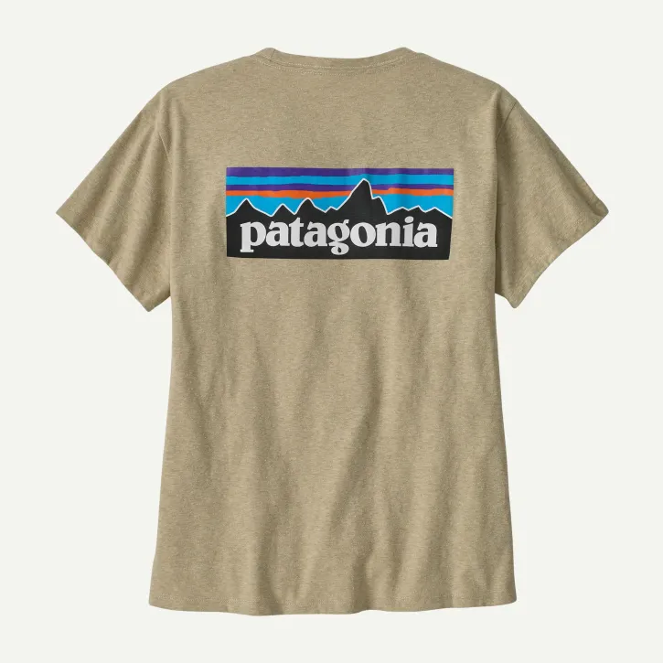 W's P-6 Logo Responsibili-Tee S / pumice