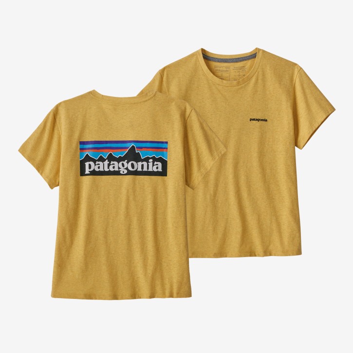 W´s P-6 Logo Responsibili-Tee surfboard yellow / S