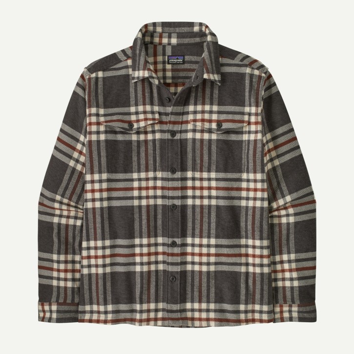 M's Fjord Flannel Shirt M / Catch: Ink Black