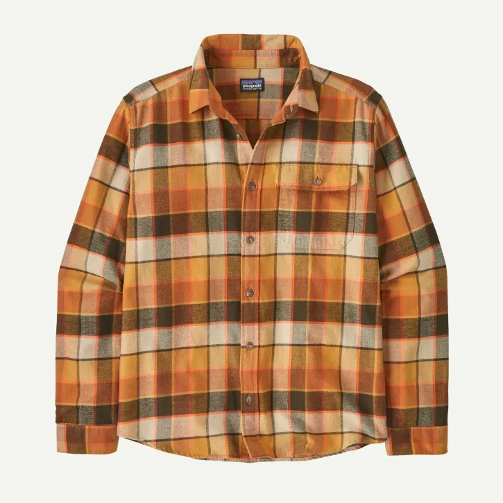 Men's Long-Sleeved Cotton in Conversion Fjord Flannel Shirt