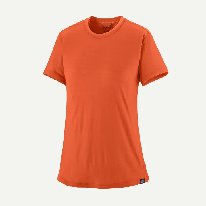 W's Cap Cool Merino Blend Shirt M / Coal Orange
