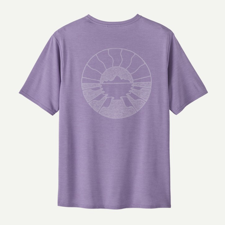 M's Cap Cool Daily Graphic Shirt L / Forgotten Island: Concrete Purple X-Dye
