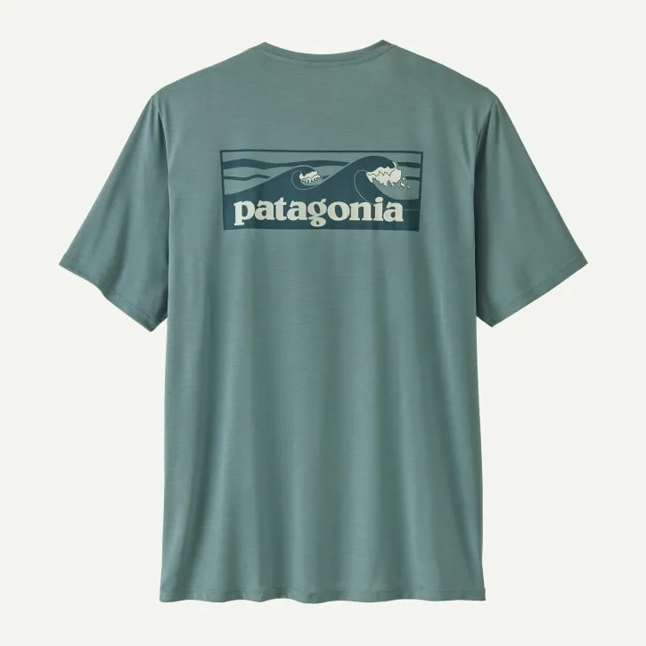 M's Cap Cool Daily Graphic Shirt- Boardshort Logo XL / Blue Sage - Light Blue Sage X-Dye