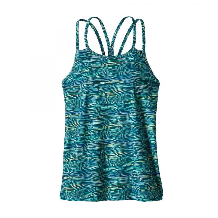 W's Latticeback Tank, Reef Waves: Big Sur Blue, XL