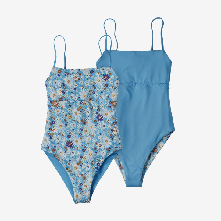 W´s Reversible Sunrise Slider One-Piece Swimsuit Lago Blue / S