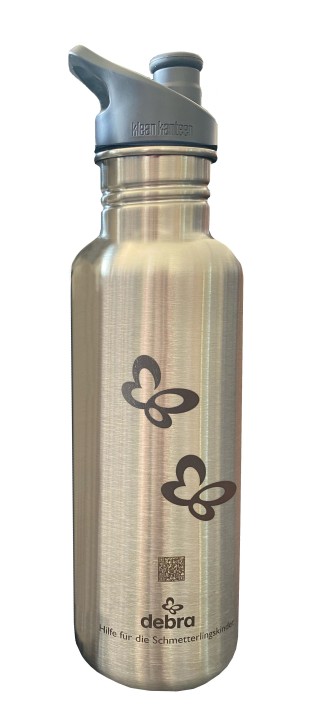 Edelstahl Classic 800 ml-Sport Cap-Debra Schmetterlingskinder