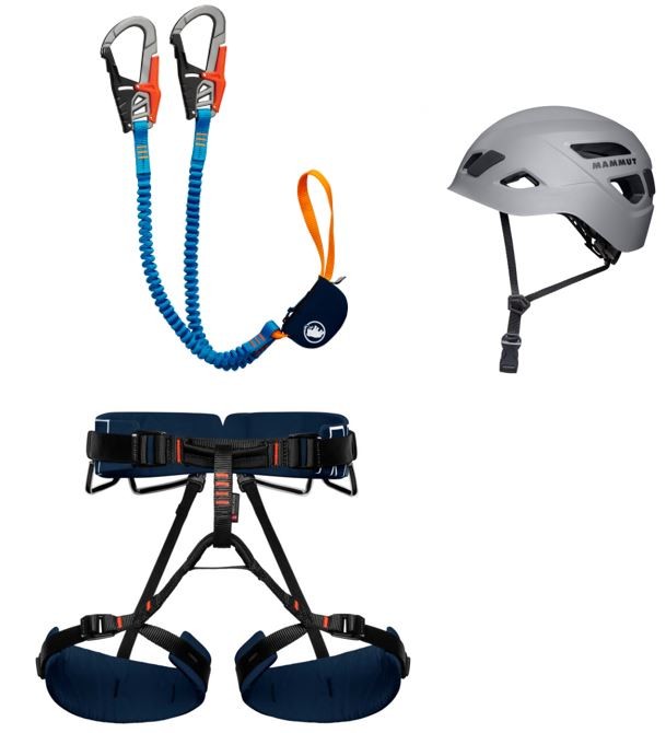 Klettersteig Package 2 - 4-Slide Harness, Skywalker 3.0, Skywalker Pro Turn