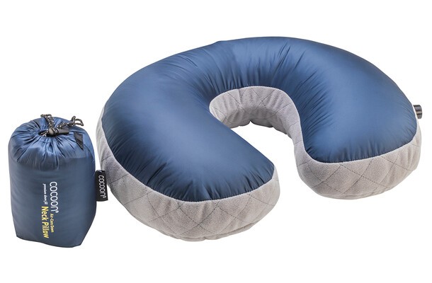 Air-Core Down Neck Pillow - dark indigo green