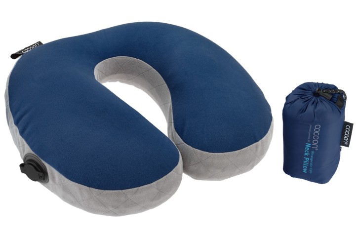 Air-Core Neck Pillow Galaxy Blue / Grey
