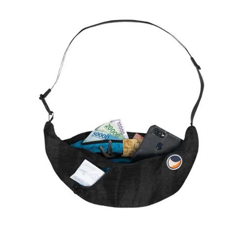 Upcycled Sling Bag Black - Black