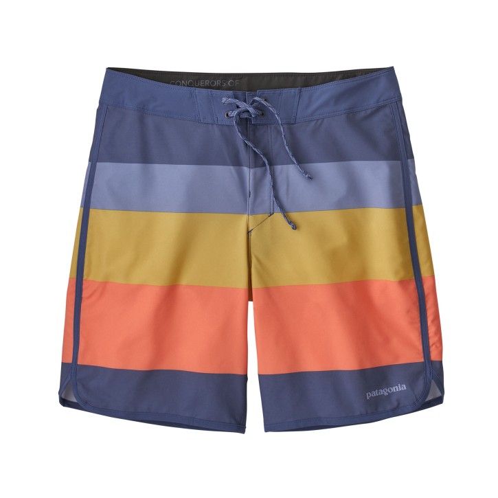 M's Hydropeak Scallop Boardshorts - 18" 34 / The Point: Current Blue