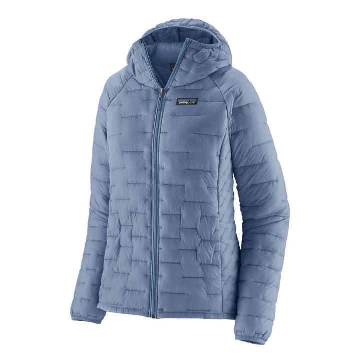 W's Micro Puff Hoody S / Barnacle Blue