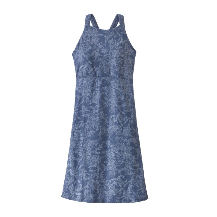 W's Magnolia Spring Dress M / Monkey Flower: Current Blue