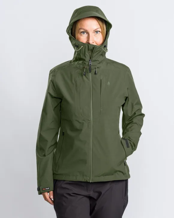 W´s Abisko 3L Jacket Moss Green / S