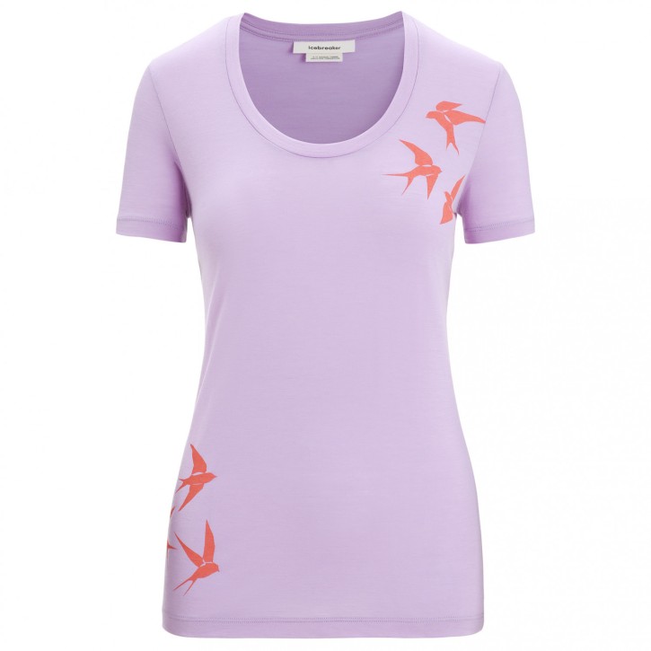 Merino Tech Lite II T-Shirt Damen Purple Gaze / M
