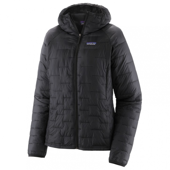 W's Micro Puff Hoody M / Black