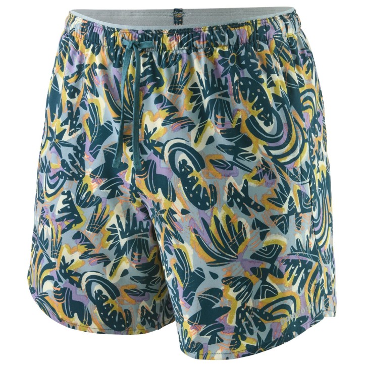 W's Multi Trails Shorts - 5 1/2" S / Wild Botanist : Thermal Blue