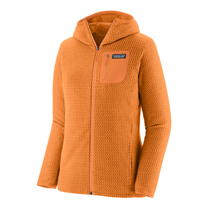 W´s R1 Air Full-Zip Hoody Vivid Apricot / S
