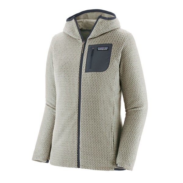 W´s R1 Air Full-Zip Hoody Wool White / L