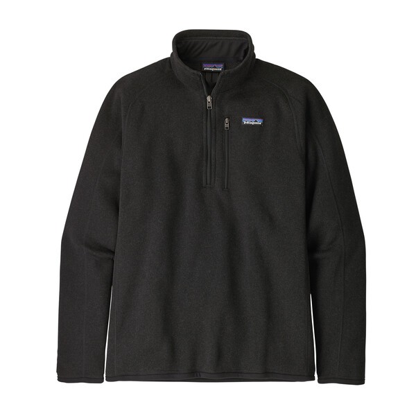 M´s Better Sweater 1/4-Zip Fleece Black / L