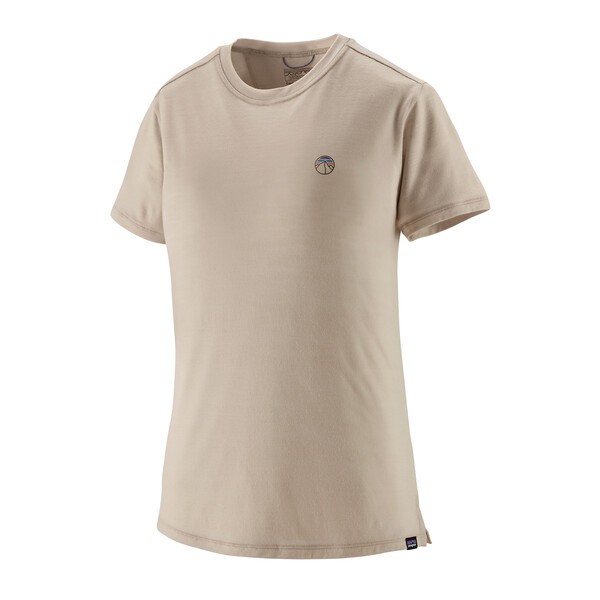 W´s Cap Cool Merino Blend Graphic Shirt Fitz Roy Icon: Pumice / M