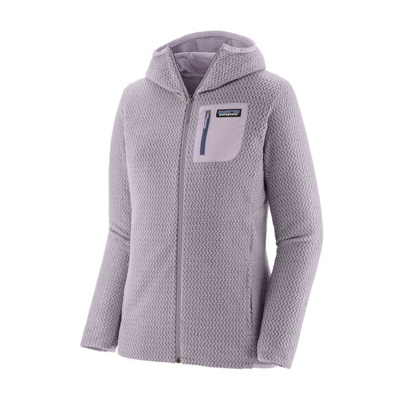 W´s R1 Air Full-Zip Hoody Foxglove Purple / L